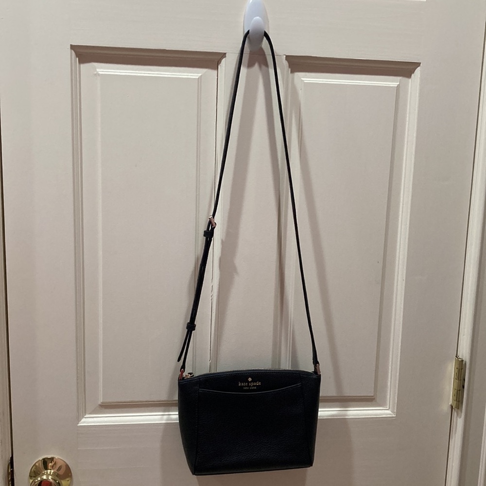 Kate Spade Black Monica Crossbody Purse Bag - Picture 13 of 14